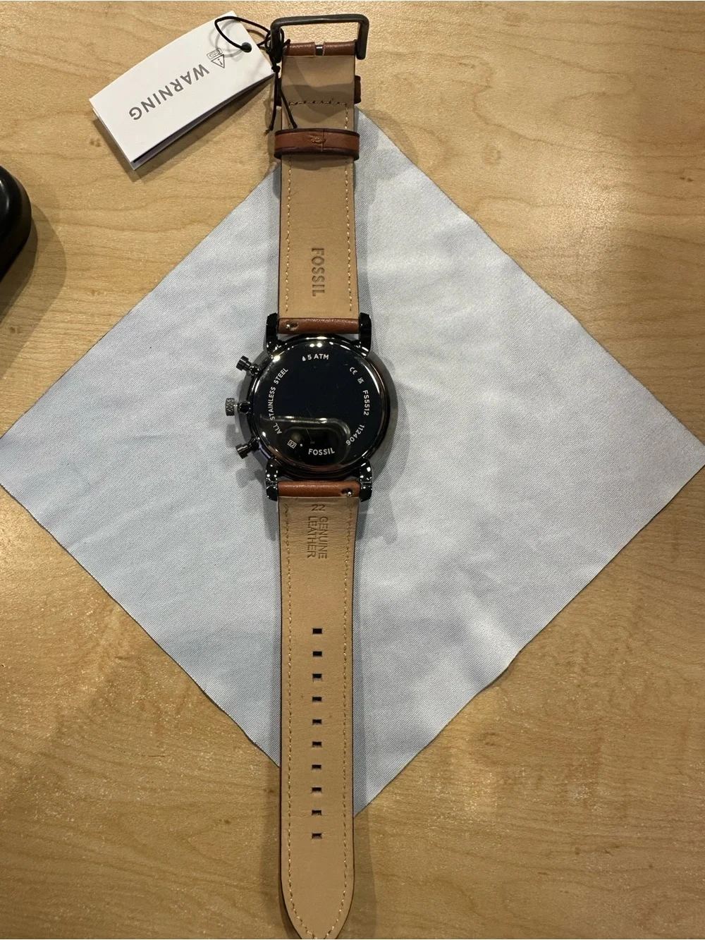 Fossil Men’s Chronograph Leather Watch